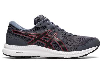 Asics Herr Löparskor GEL-CONTEND 7 (4E) Grå/Röda